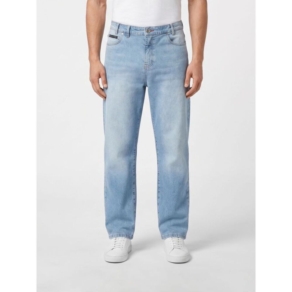 Philipp Plein Jeans Men Black
